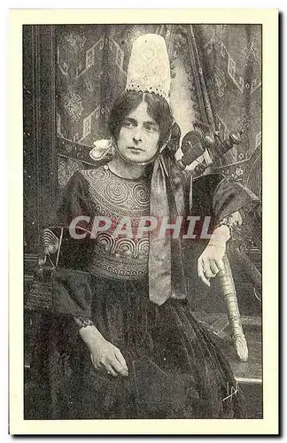 REPRO Cartes D&#39Autrefois Bretagne Jeune Bigoudenn Folklore Femme