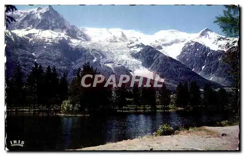 Ansichtskarte AK Chamonix Mont Blanc Le Lac Des Gaillands L&#39aiguille Du Midi Dome du gouter