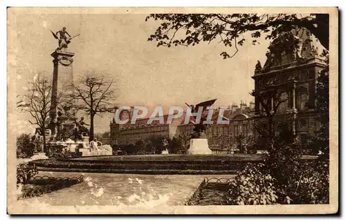 Ansichtskarte AK Paris En Flanant Jardin Des Tuileries Pavillon De Rohan