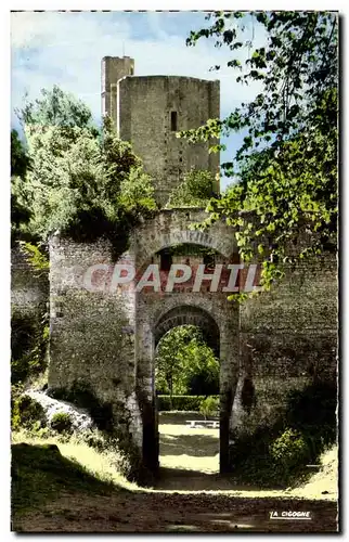 Cartes postales Gisors Le Chateau Fort La Porte Des Remparts