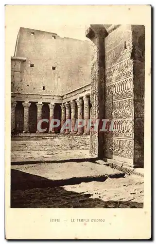 Cartes postales Egypte Le Temple D'Edfou