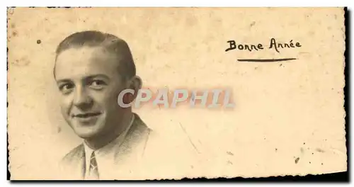 Cartes postales Fantaisie Homme Bonne Annee