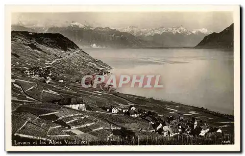 Cartes postales Lavaux et les Alpes Vaudoises