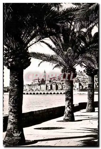 Ansichtskarte AK Menton La Vieille Ville Vue prise de Garavan