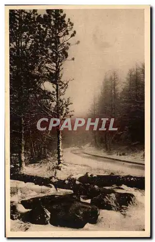 Ansichtskarte AK Mont Aigoual La Route de Valleraugue au Mont Aigoual