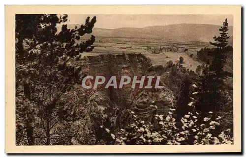 Ansichtskarte AK Bramabiau Vue d&#39ensemble du Gouffre