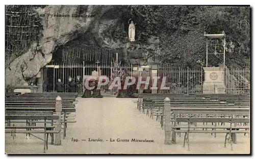 Cartes postales Lourdes La Grotte Miraculeuse