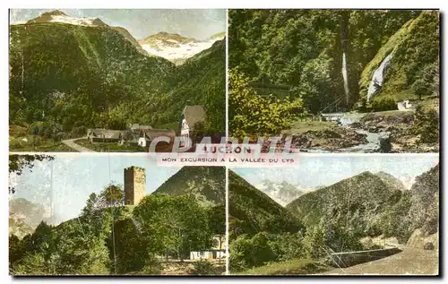 Cartes postales Luchon Vallee du Lys Cascade d&#39Enfer Castelvieil Route de I&#39Hospice de France