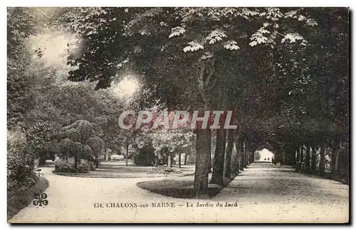 Cartes postales Chalons sur Marne Le Jardin du Jard