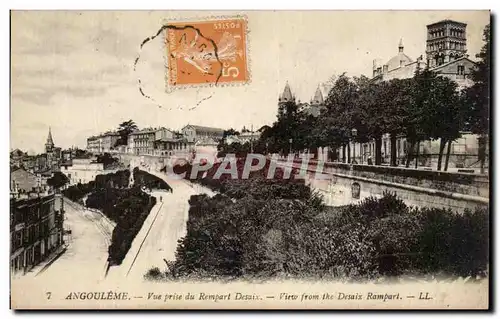 Cartes postales Angouleme Vue prise du Rempart Desaix