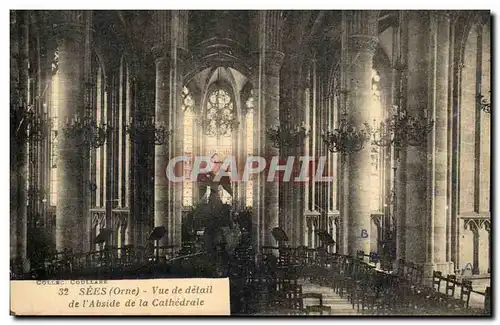 Cartes postales Sees Vue de detail de l&#39Abside de la Cathedrale