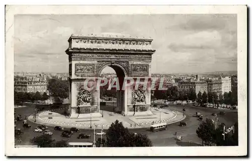 Ansichtskarte AK Paris En Flanant L&#39Arc de Triomphe