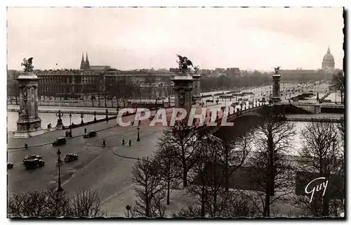 Ansichtskarte AK Paris Et Ses Merveilles Le Pont Alexandre III Et l&#39esplanade des Invalides