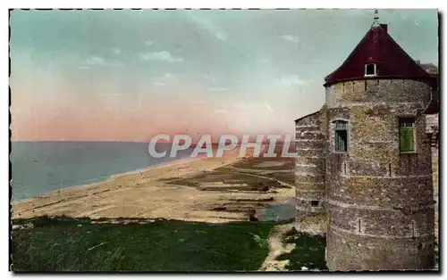 Cartes postales Dieppe La Plage vue du Vieux Chateau