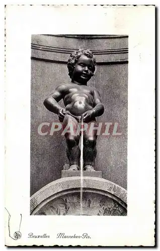 Cartes postales Brussel Manneken Pis