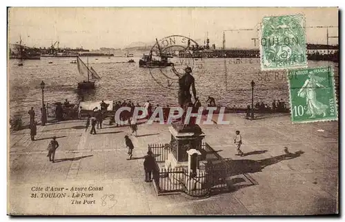 Cartes postales Toulon Le port Bateaux