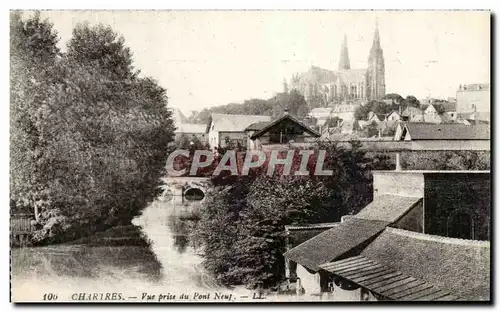 Cartes postales Chastres Vue Prise Du Pont Neuf