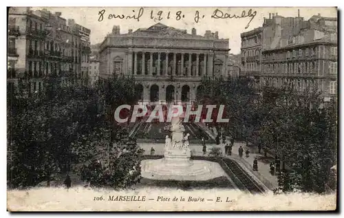 Cartes postales Marseille Place de la Bourse