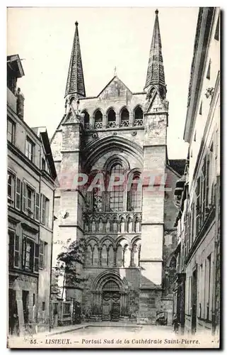 Ansichtskarte AK Lisieux Portail Sud de la Cathedrale Saint Pierre