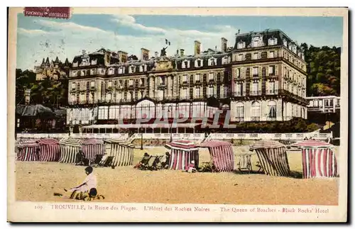 Cartes postales Trouville la Reine des Plages L&#39Hotel des Roches Noires