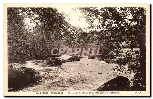 Cartes postales La Creuse Pittoresque Les bords de la Creuse