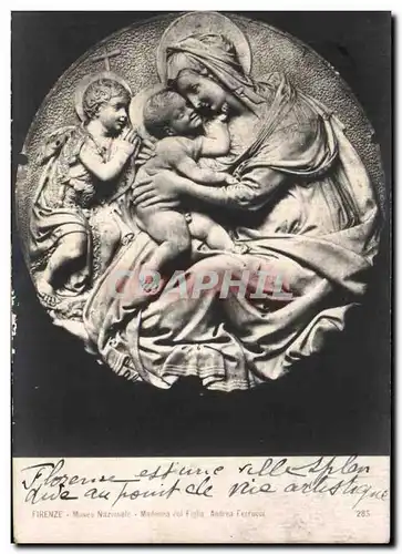 Cartes postales Firenze Musee Nazianalo Madonna Col Figlio