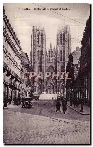 Ansichtskarte AK Bruxelles Collegiale St Michel et Gudule