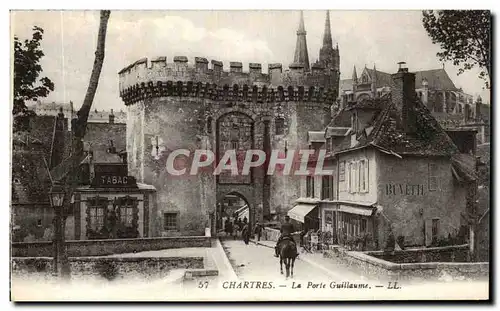 Cartes postales Chartres La Porte Guillaume Buvette tabac