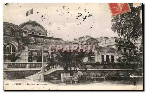 Cartes postales Vichy Terrasse du Casino