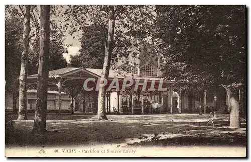 Cartes postales Vichy Pavillon et Source Lardy