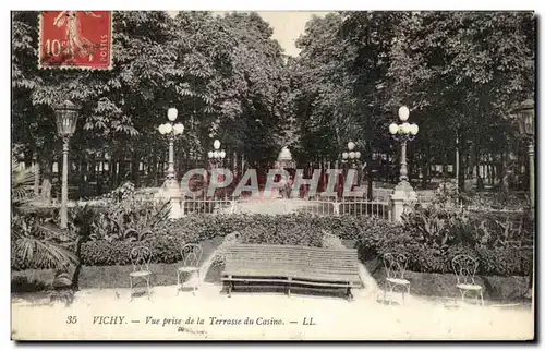 Cartes postales Vichy Vue Prise de la Terrasse du Casino