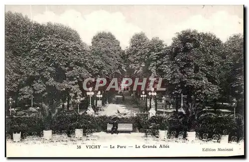 Ansichtskarte AK Vichy Le Parc La Grande Allee