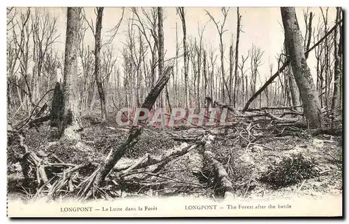 Cartes postales Longpont La Lutte dans la Foret Militaria