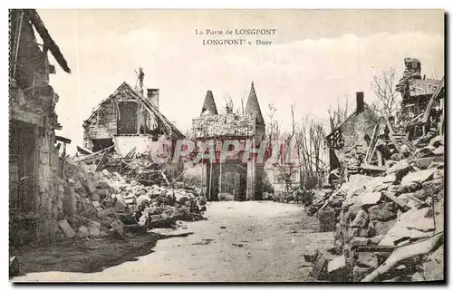 Cartes postales Longpont La Porte de Longpont Militaria