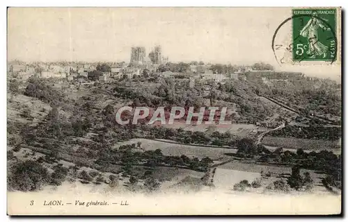 Cartes postales Laon Vue Generale