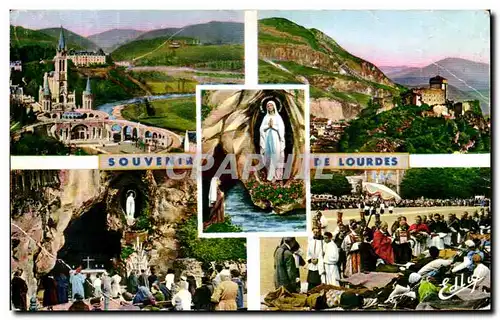 Cartes postales Souvenir de Lourdes