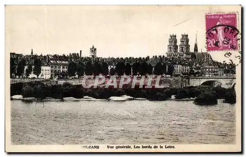 Ansichtskarte AK Orleans Vue Generale Les Bords de la Loire