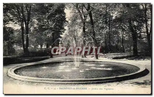 Cartes postales Bagneres de Bigorre Jardin des Vigneaux