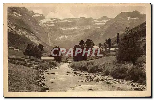 Cartes postales Gavarnie Le Cirque Et Le Gave