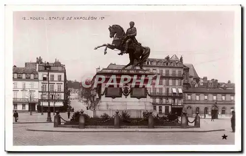 Cartes postales Rouen Statue De Napoleon 1er