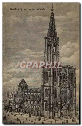 Cartes postales Strasbourg La Cathedrale