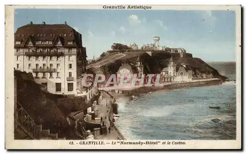 Cartes postales Granville Le Normandy Hotel et le Casino