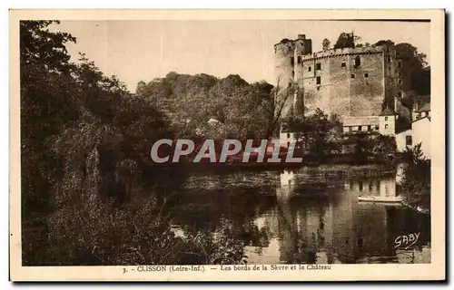 Ansichtskarte AK Clisson Les Bords de la Sevre et le Chateau