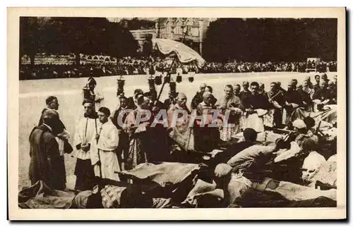 Cartes postales Lourdes La Benediction des Malades