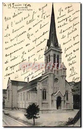 Cartes postales Aix les Bains Nouvelle Eglise