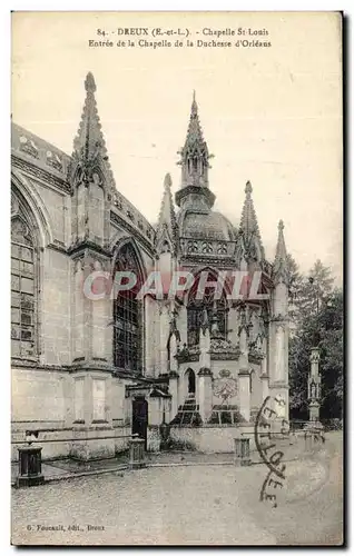 Cartes postales Dreux Chapelle St Louis Entree de la Chapelle de la Duchesse d&#39Orleans