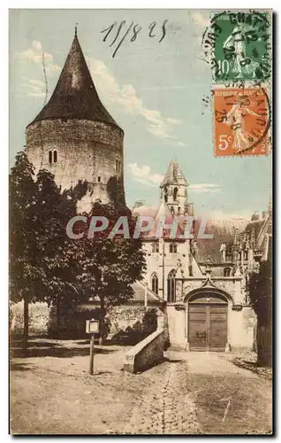 Cartes postales Chateaudun Entree du Chateau Donjon et Chapelle