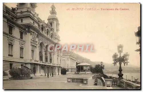 Cartes postales Monte Carlo Terrasses du Casino