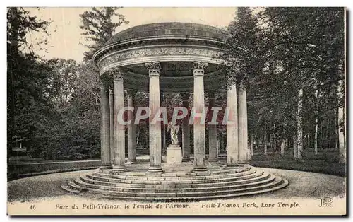 Ansichtskarte AK Parc du Petit Trianon le Temple de I&#39Amour Petit Trianon Versailles