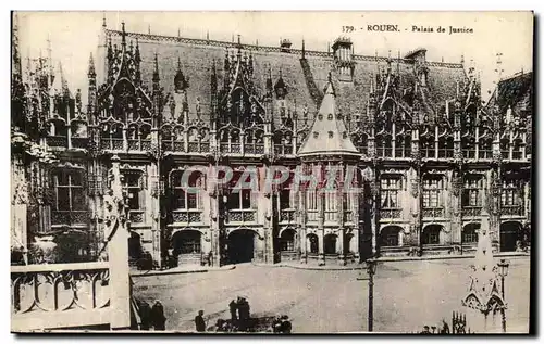 Cartes postales Rouen Palais de Justice